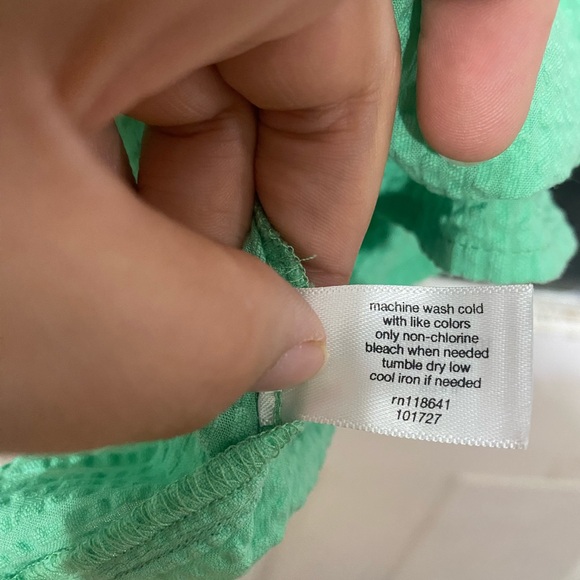 Lane Bryant Mint Green Textured Tunic - 16 - Picture 6 of 6